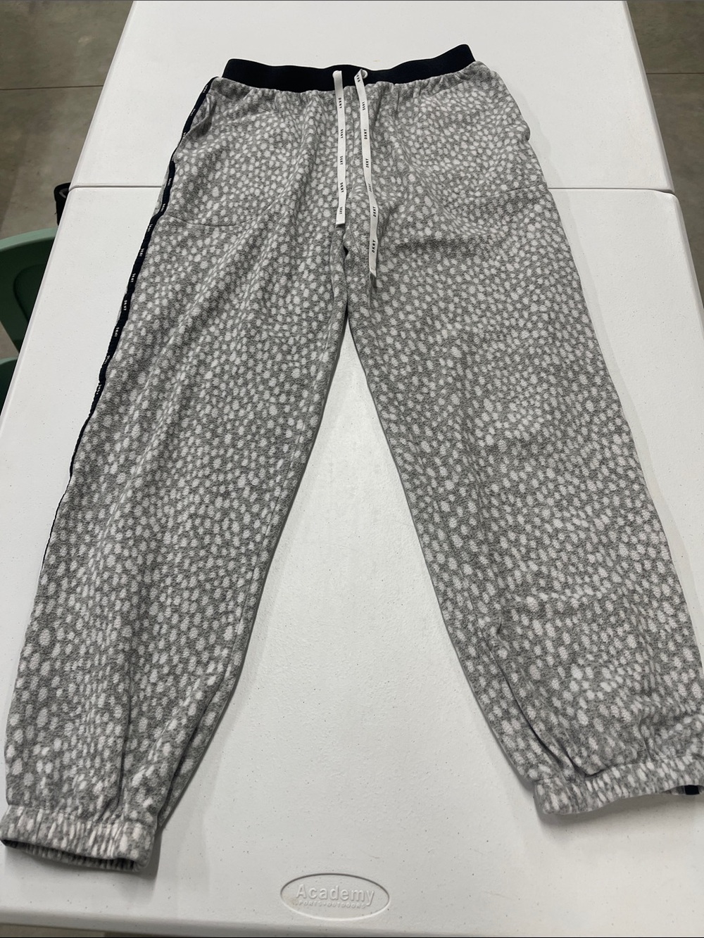 DKNY Gray Flecked Fleece Joggers